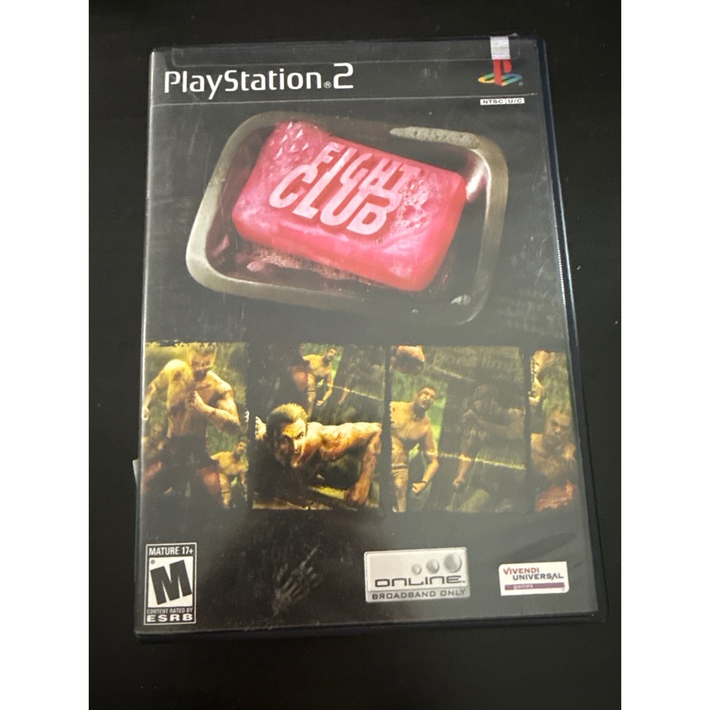 Fight Club Sony PlayStation 2 PS2 2004 Fighting Game NTSC No manual